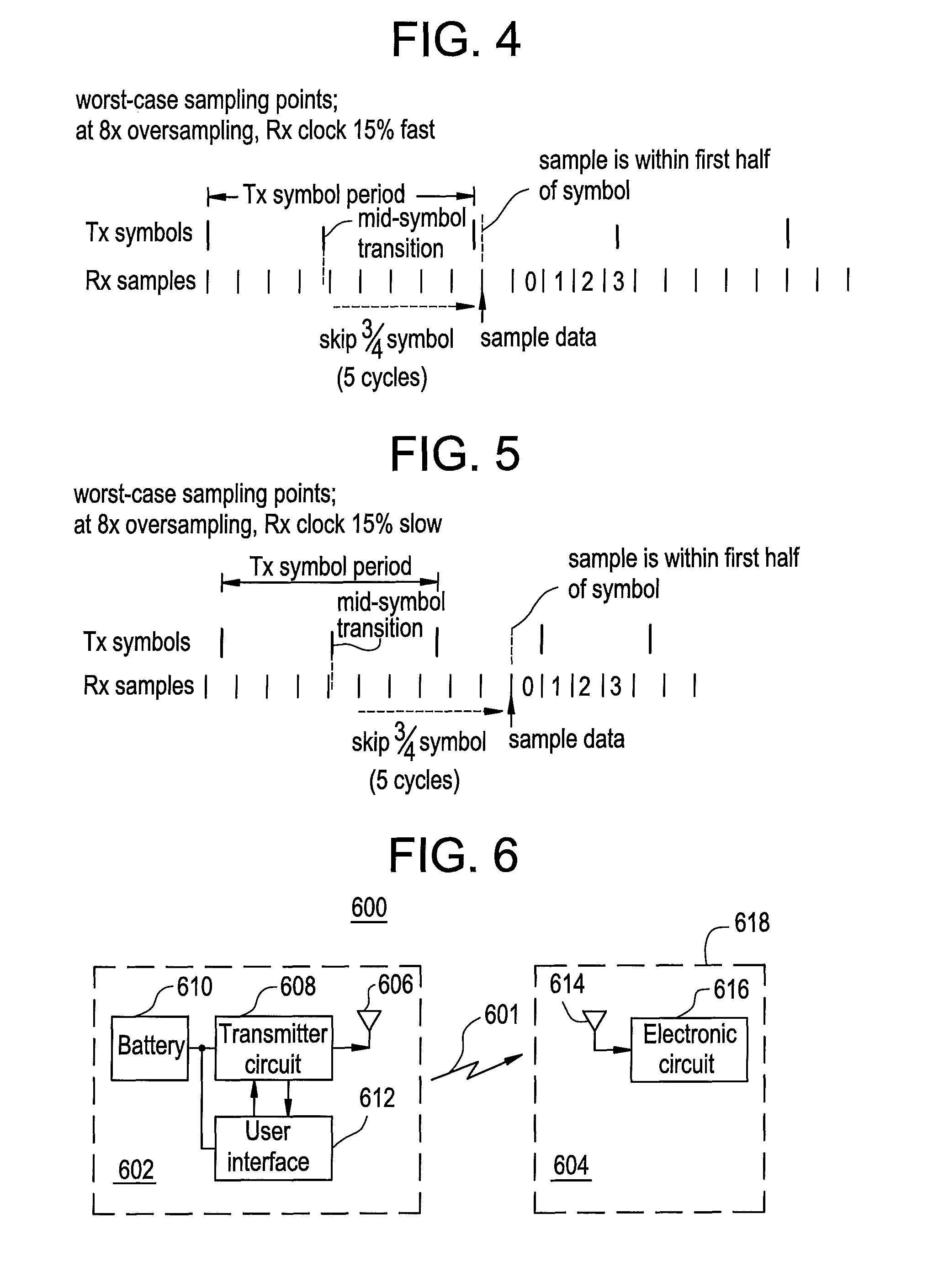 Wireless communication protocol for low power receivers