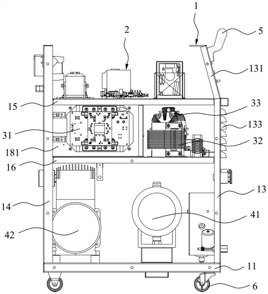 Welding and cutting machine