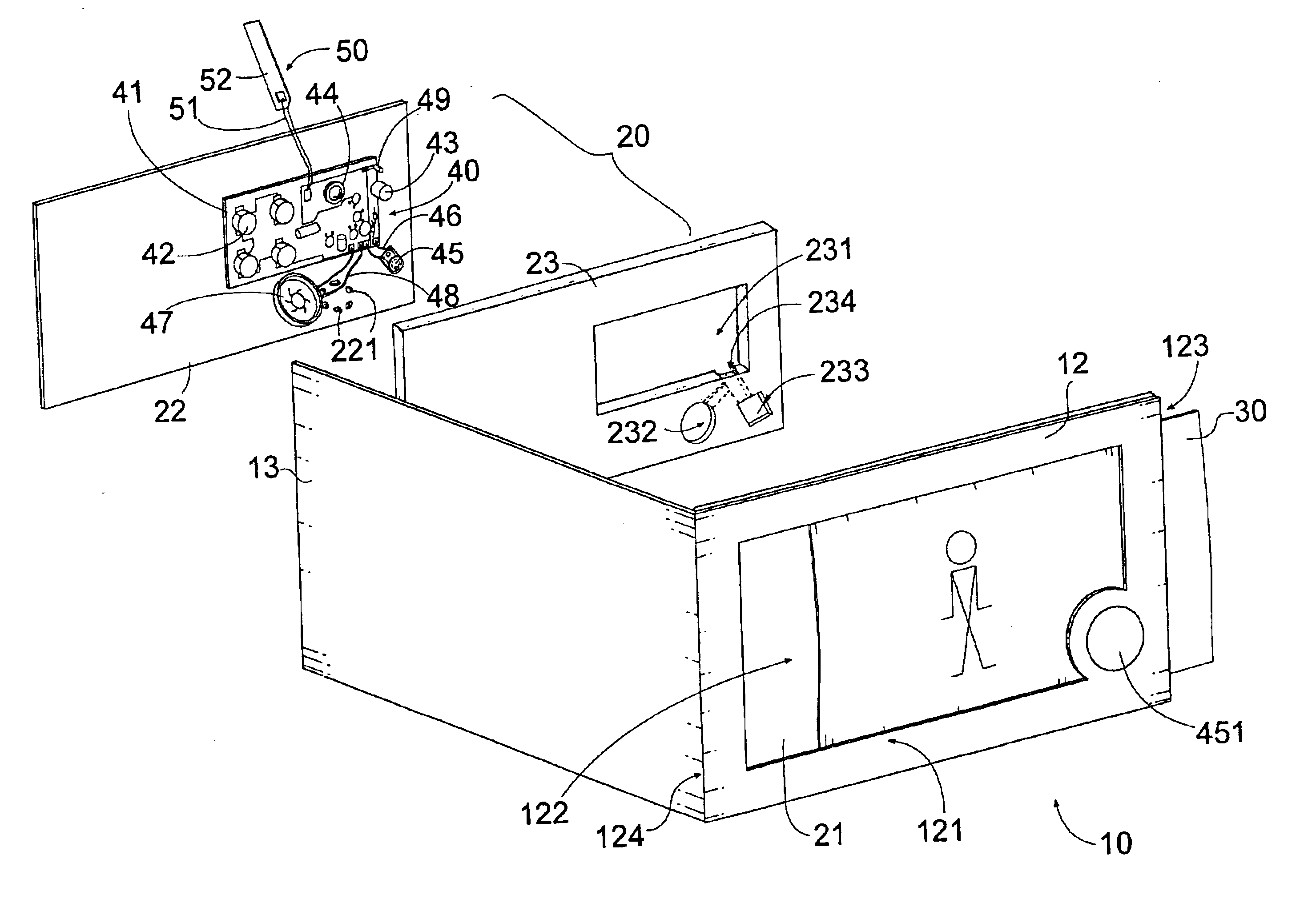 Audio/visual greeting device