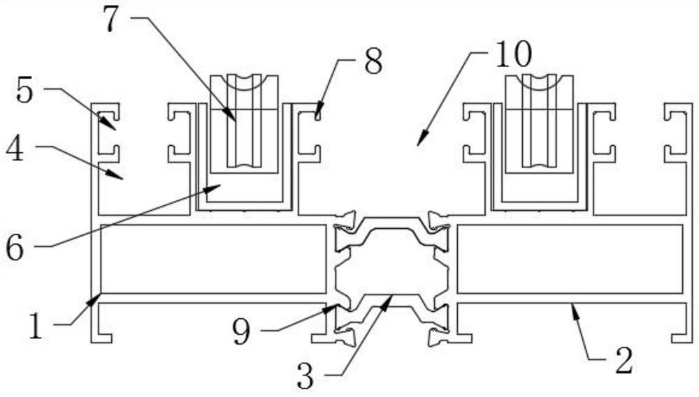 Sliding window with high bearing capacity and convenient and rapid to maintain