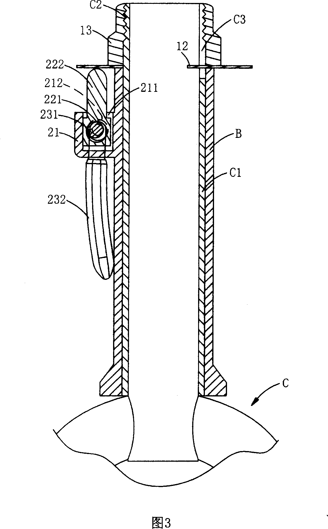 Positioning device for bicycle bibcock