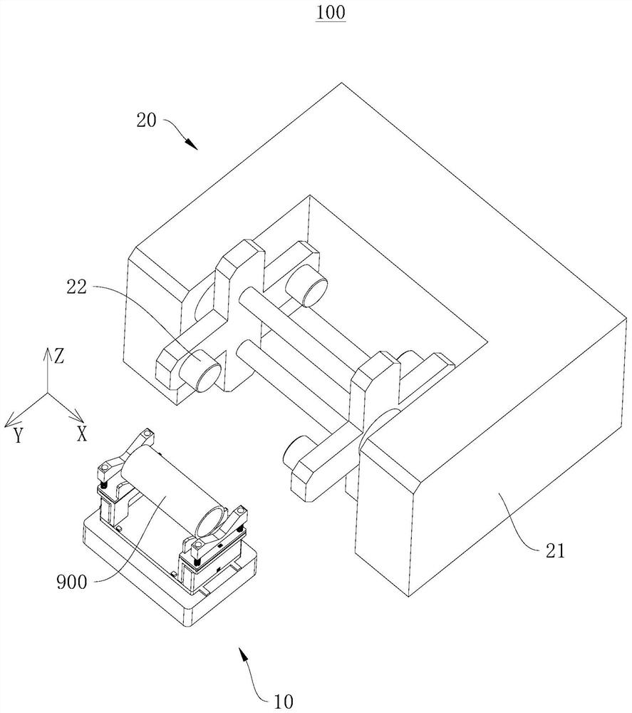 Coil stock butt joint device, coil stock machining equipment and coil stock butt joint method