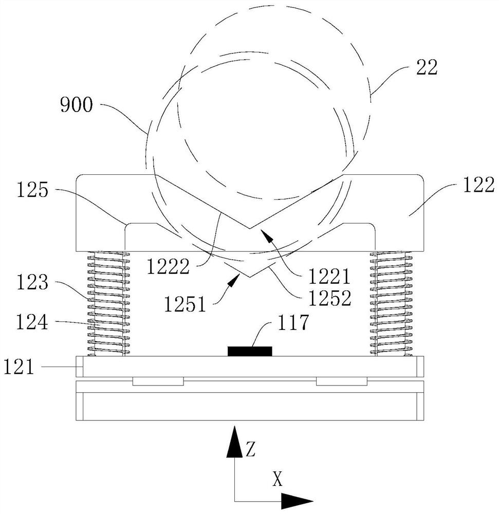 Coil stock butt joint device, coil stock machining equipment and coil stock butt joint method