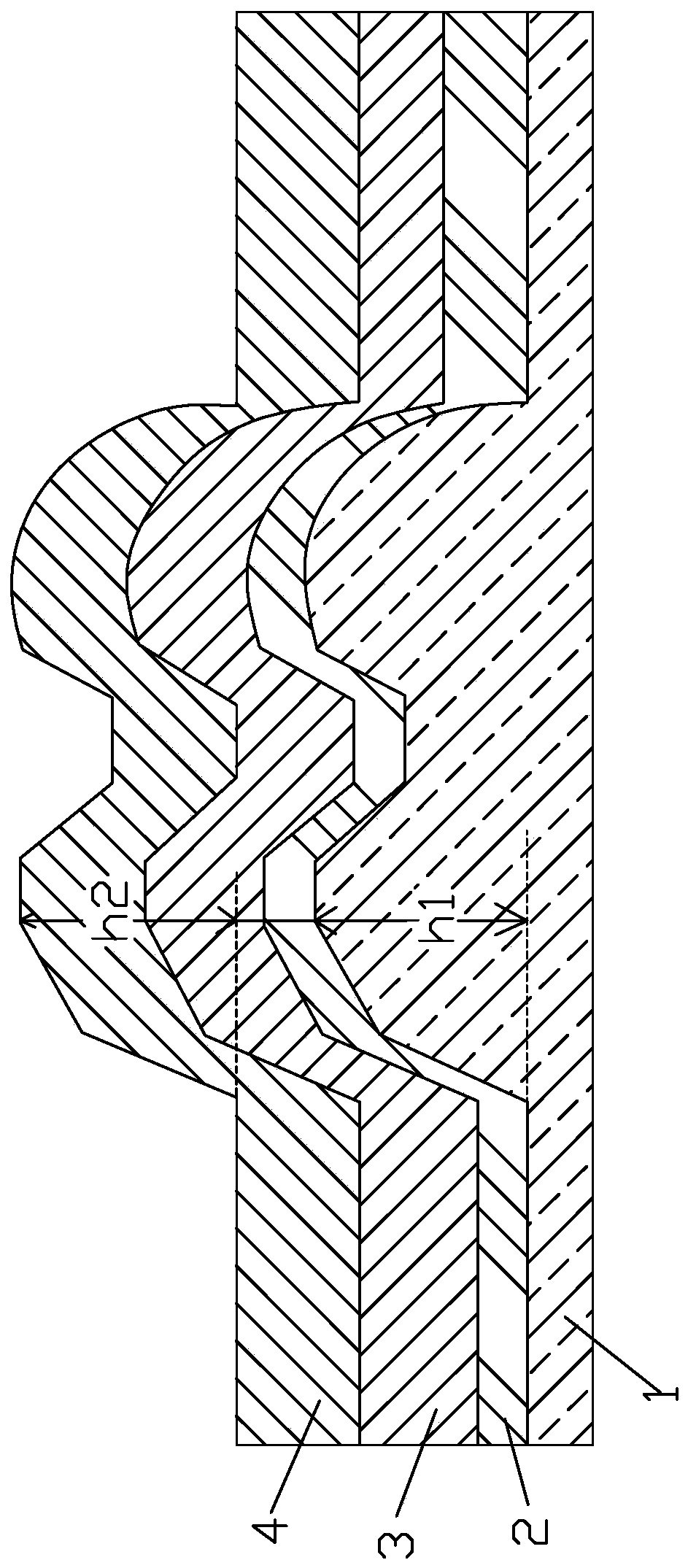 A kind of embossed enamel plate and its processing method