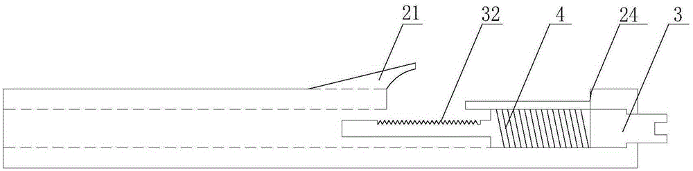 A mining drilling indicating and stabilizing device