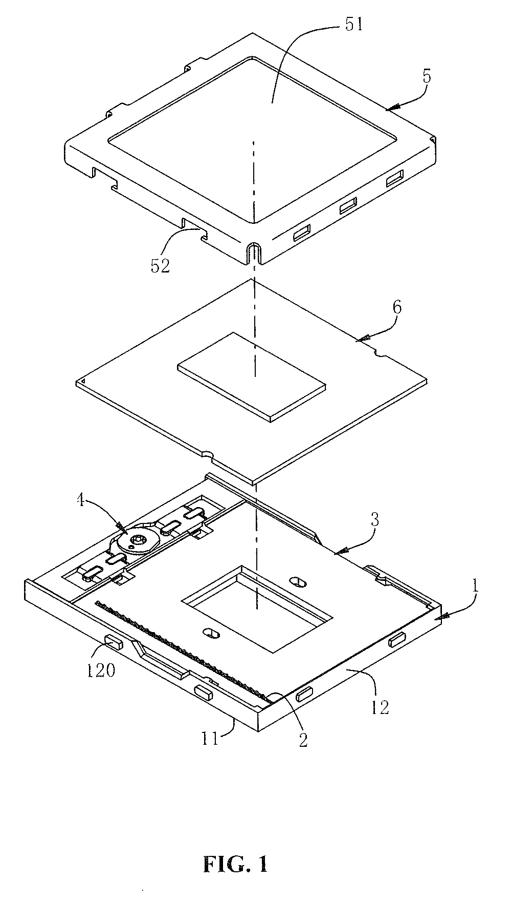 Electrical connector for connecting chip module to circuit board