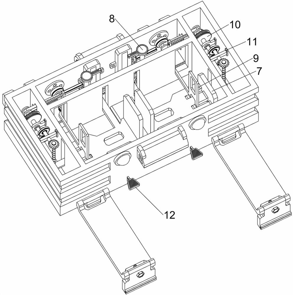 High-altitude employment building material storage device