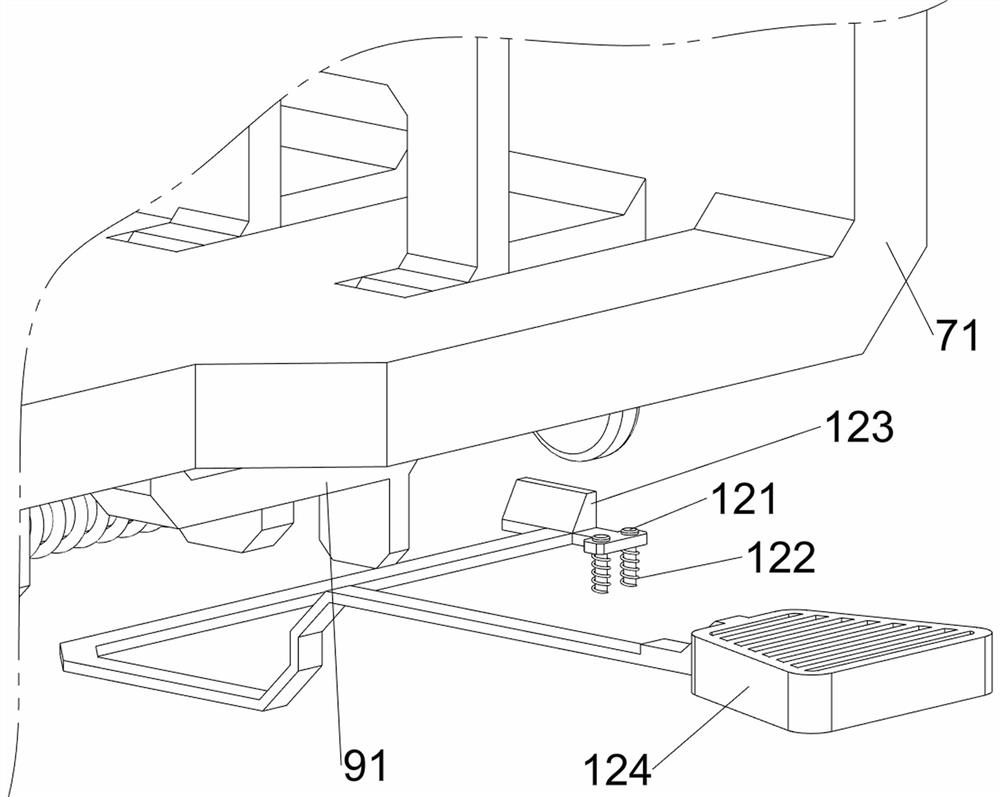 High-altitude employment building material storage device