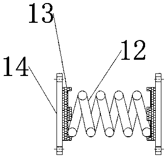 Disassembling device for agricultural machinery maintenance