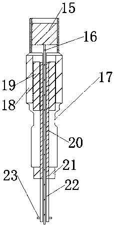 Disassembling device for agricultural machinery maintenance