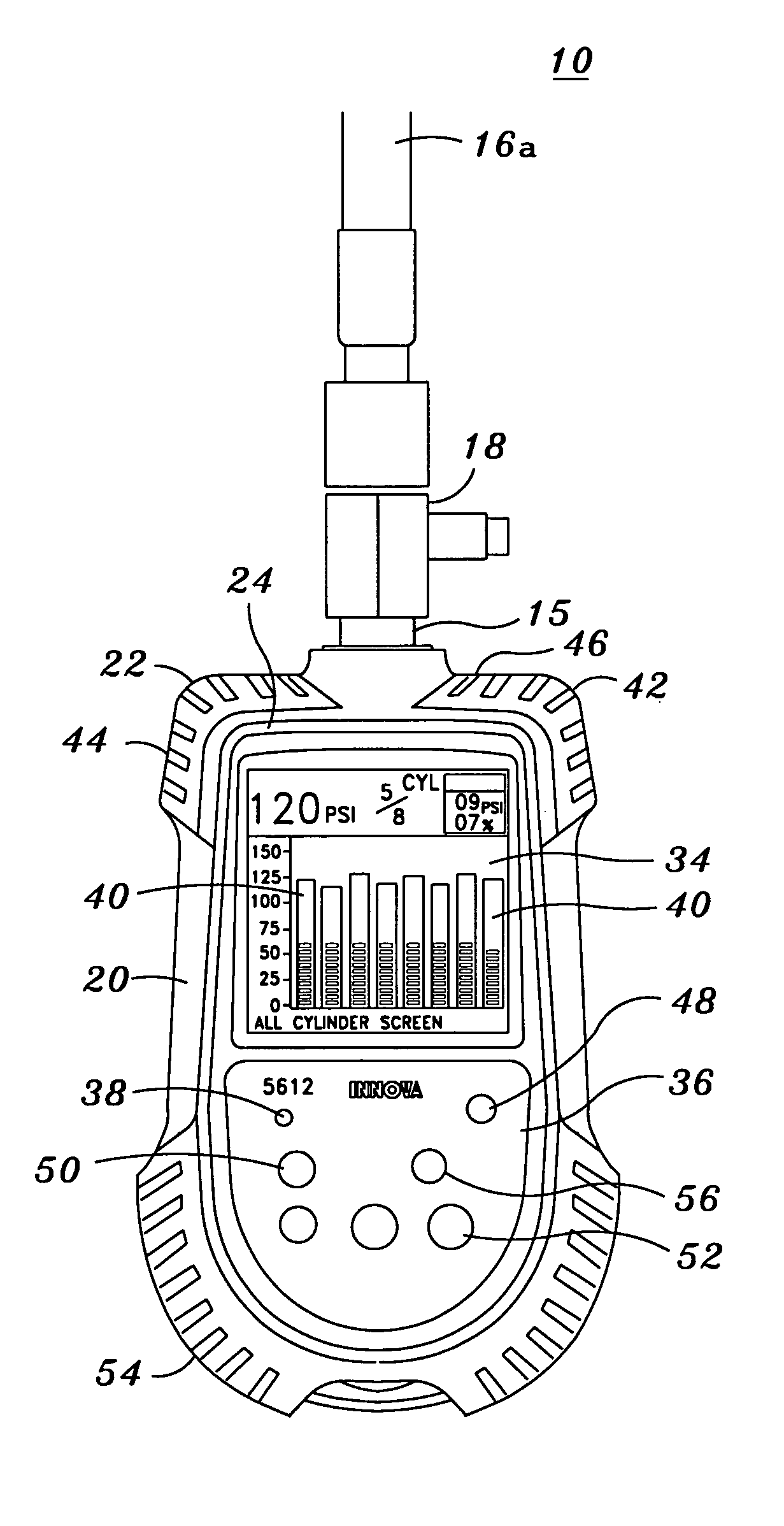 Digital compression gauge