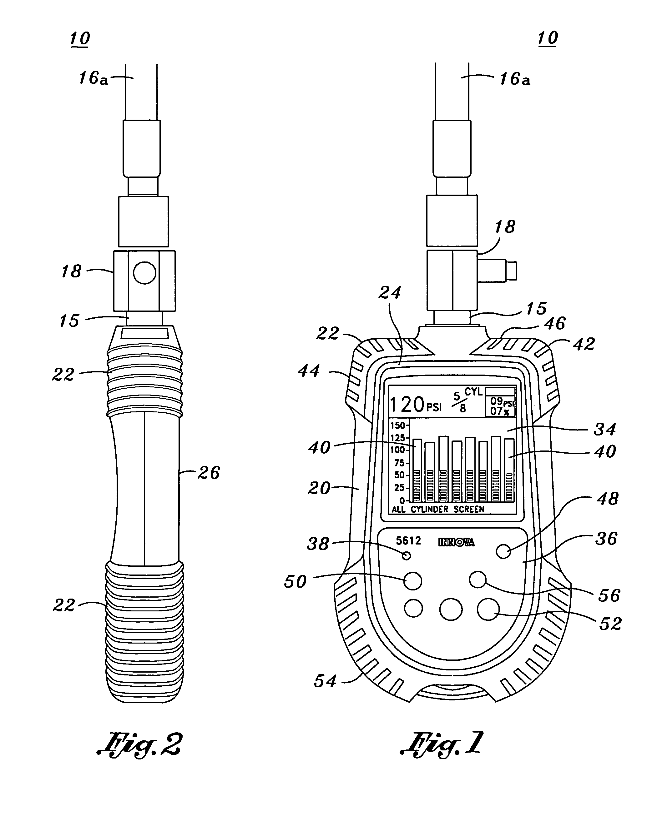 Digital compression gauge