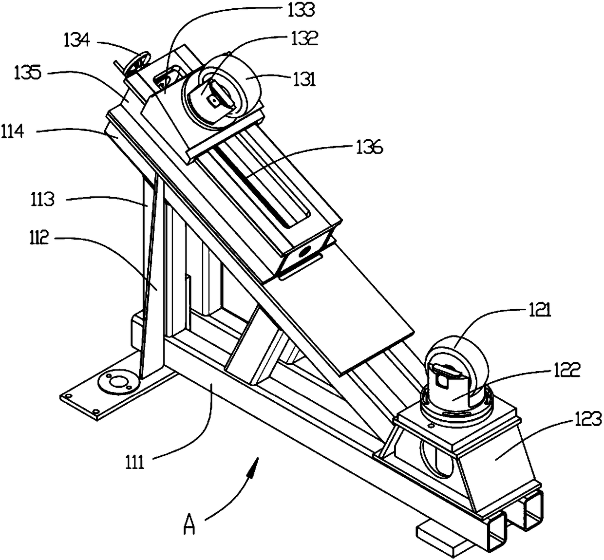 Spiral steel pipe shape adjusting auxiliary system and auxiliary shape adjusting method