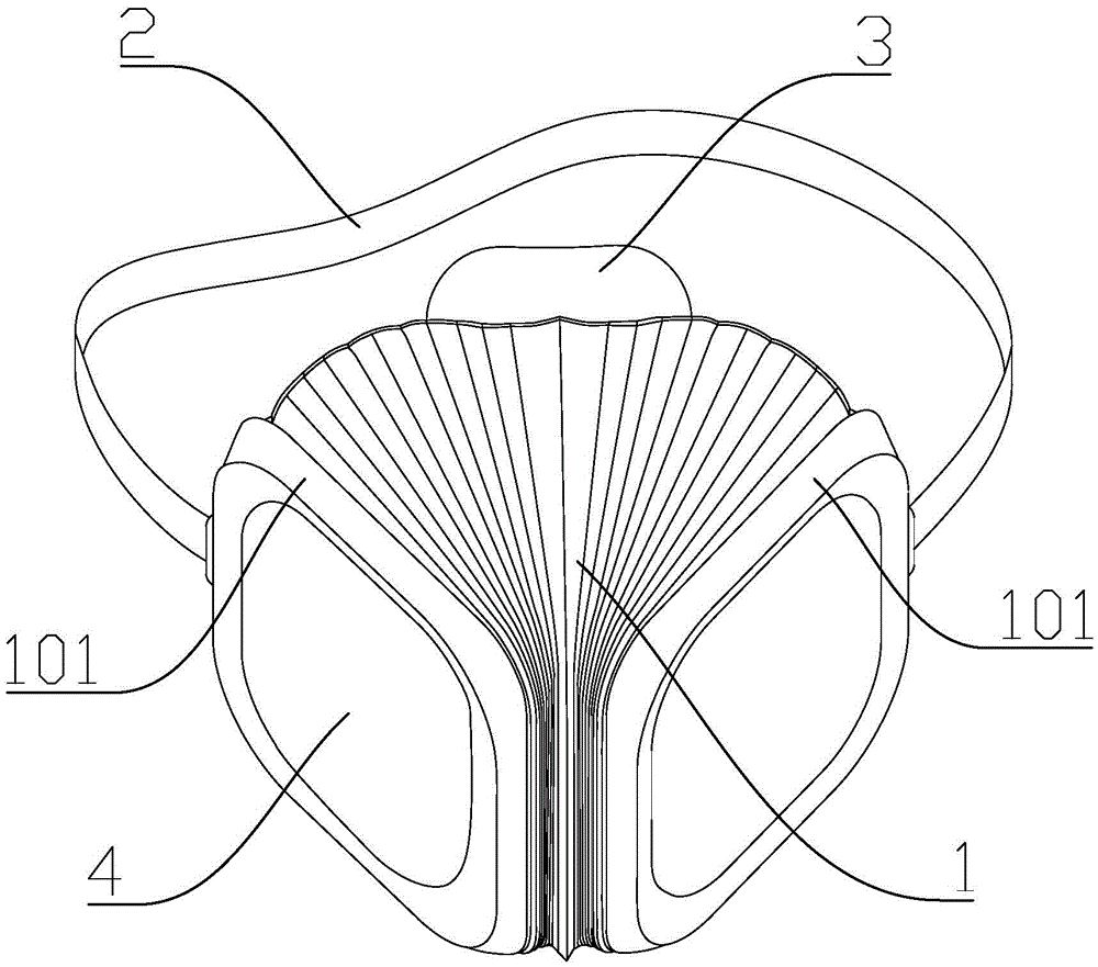 Mask with two-dimension code and preparation method of mask with two-dimension code