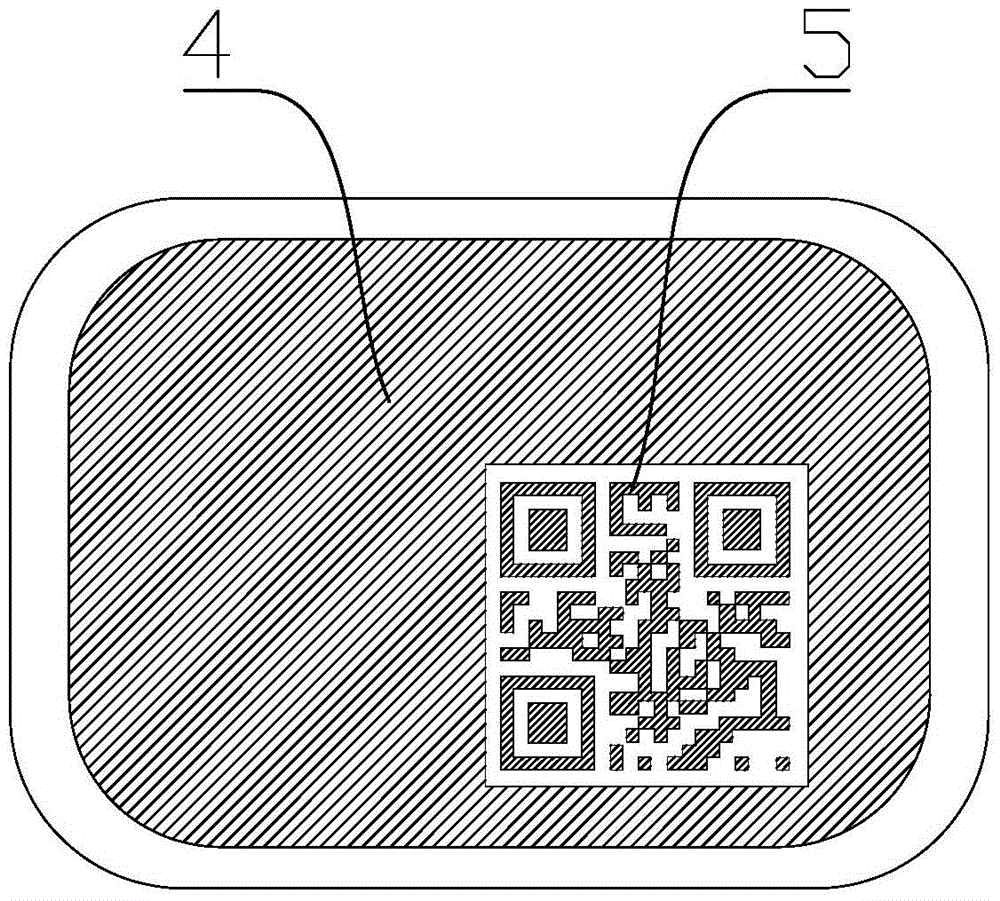 Mask with two-dimension code and preparation method of mask with two-dimension code