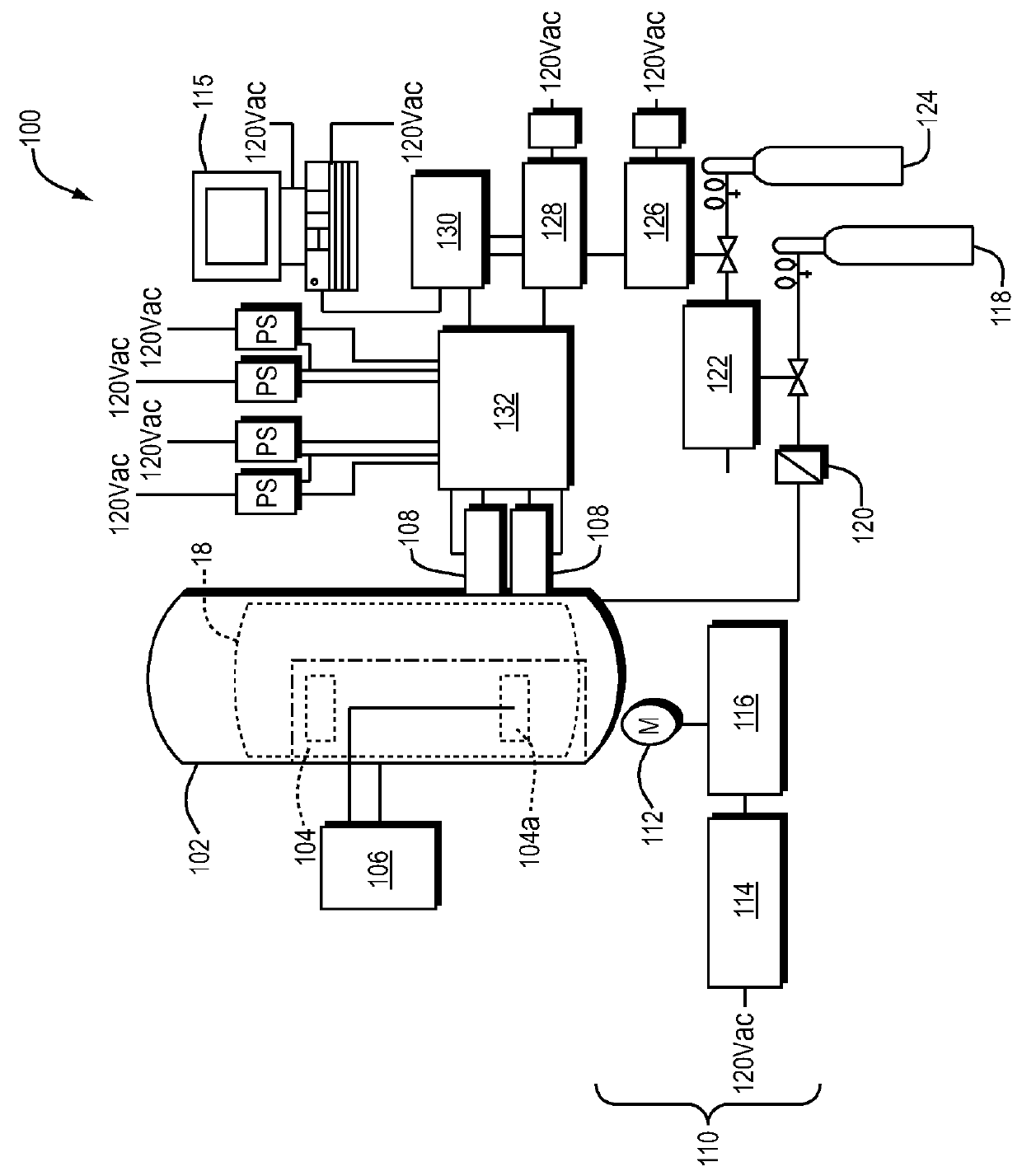 Temperature controlling surfaces and support structures