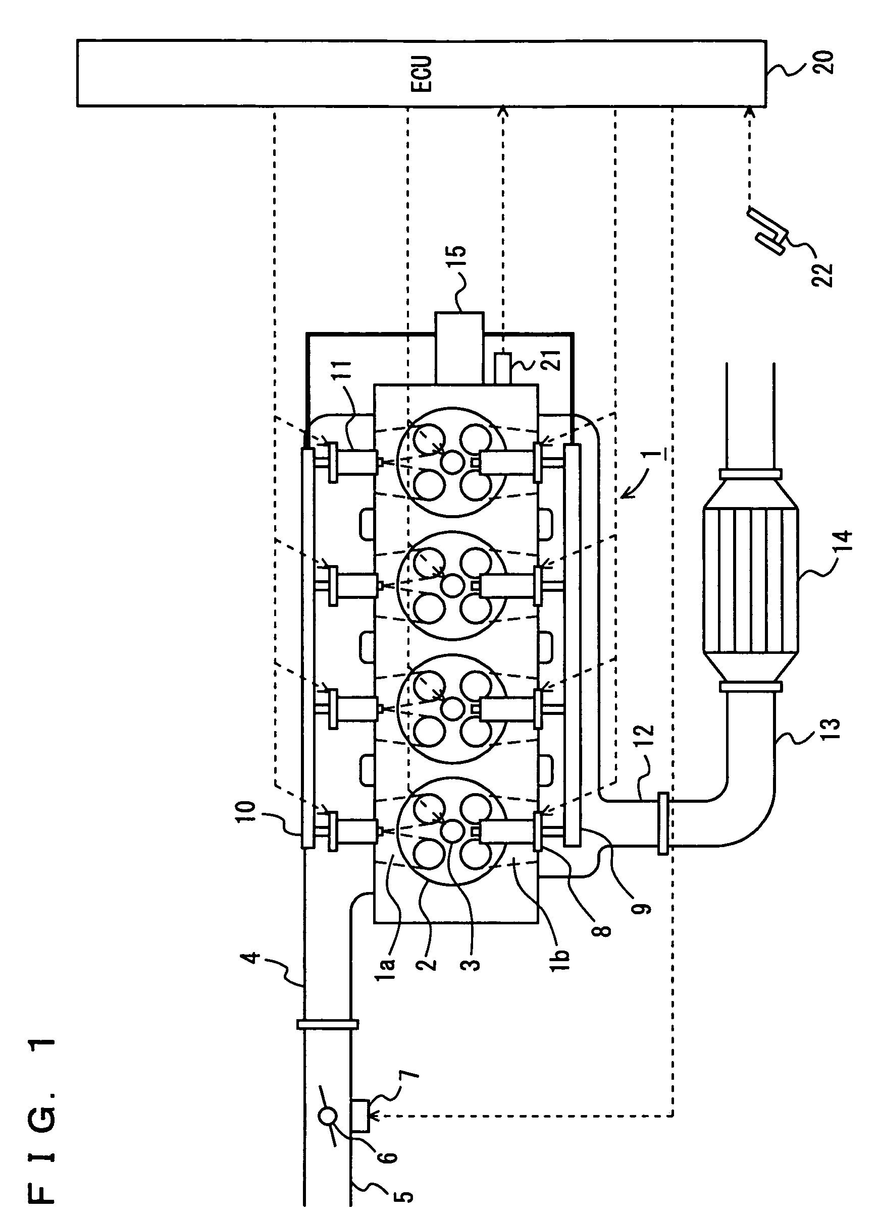 Engine starting control system of internal combustion engine