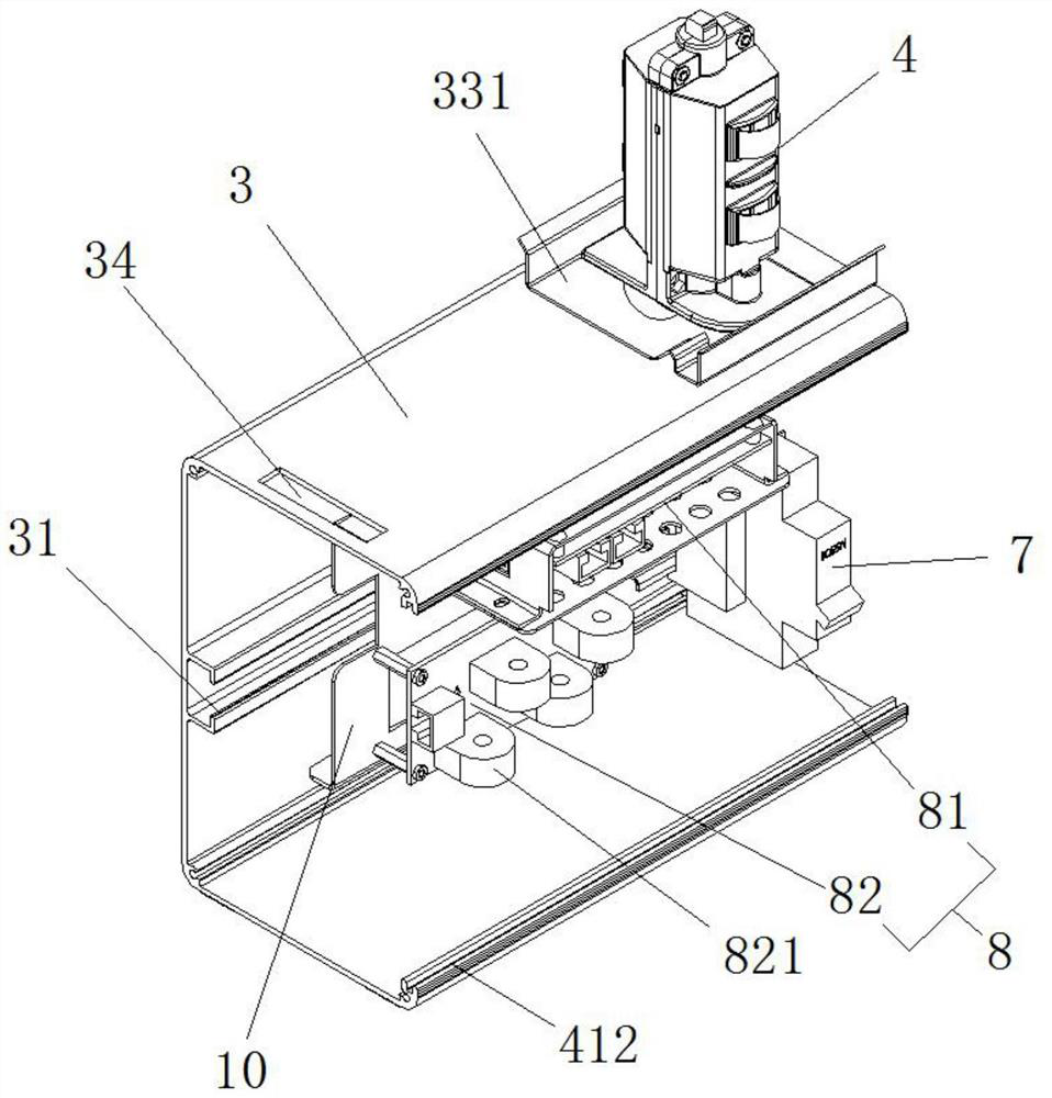 A plug-in box that can be quickly assembled