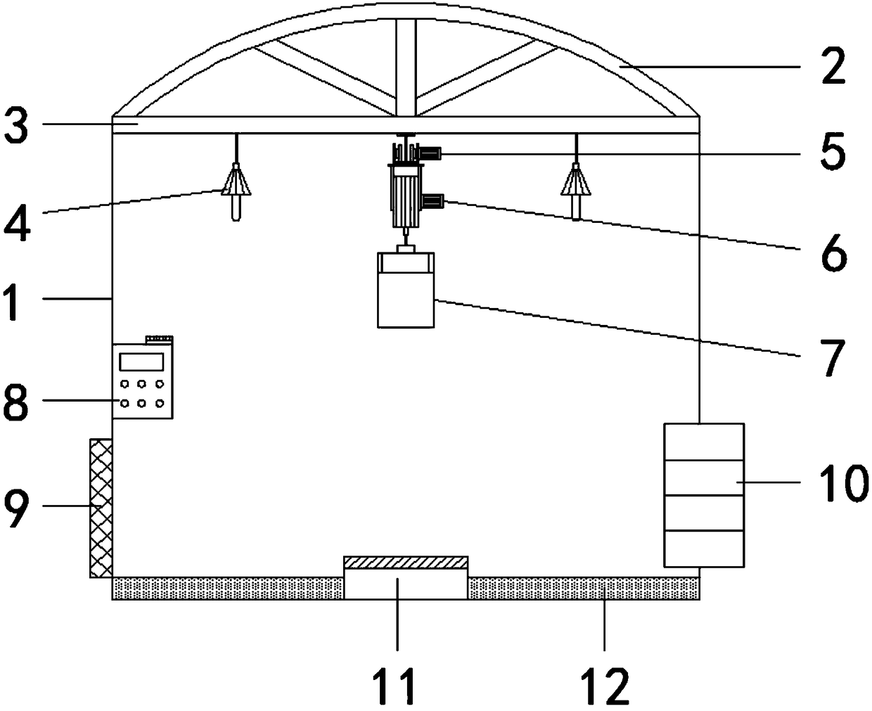 Landscape style agricultural greenhouse for ecological picking