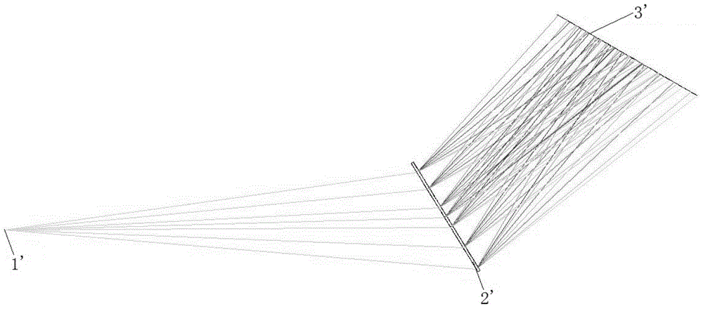 Mobile phone spectrograph module and mobile phone spectrograph with mobile phone spectrograph module