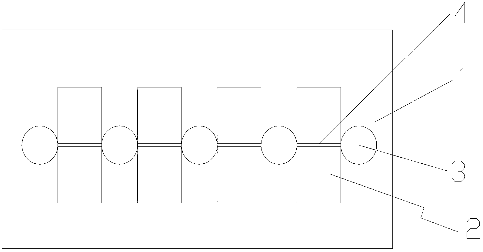 Annular porous nano magnetic bead separator and mounting method thereof