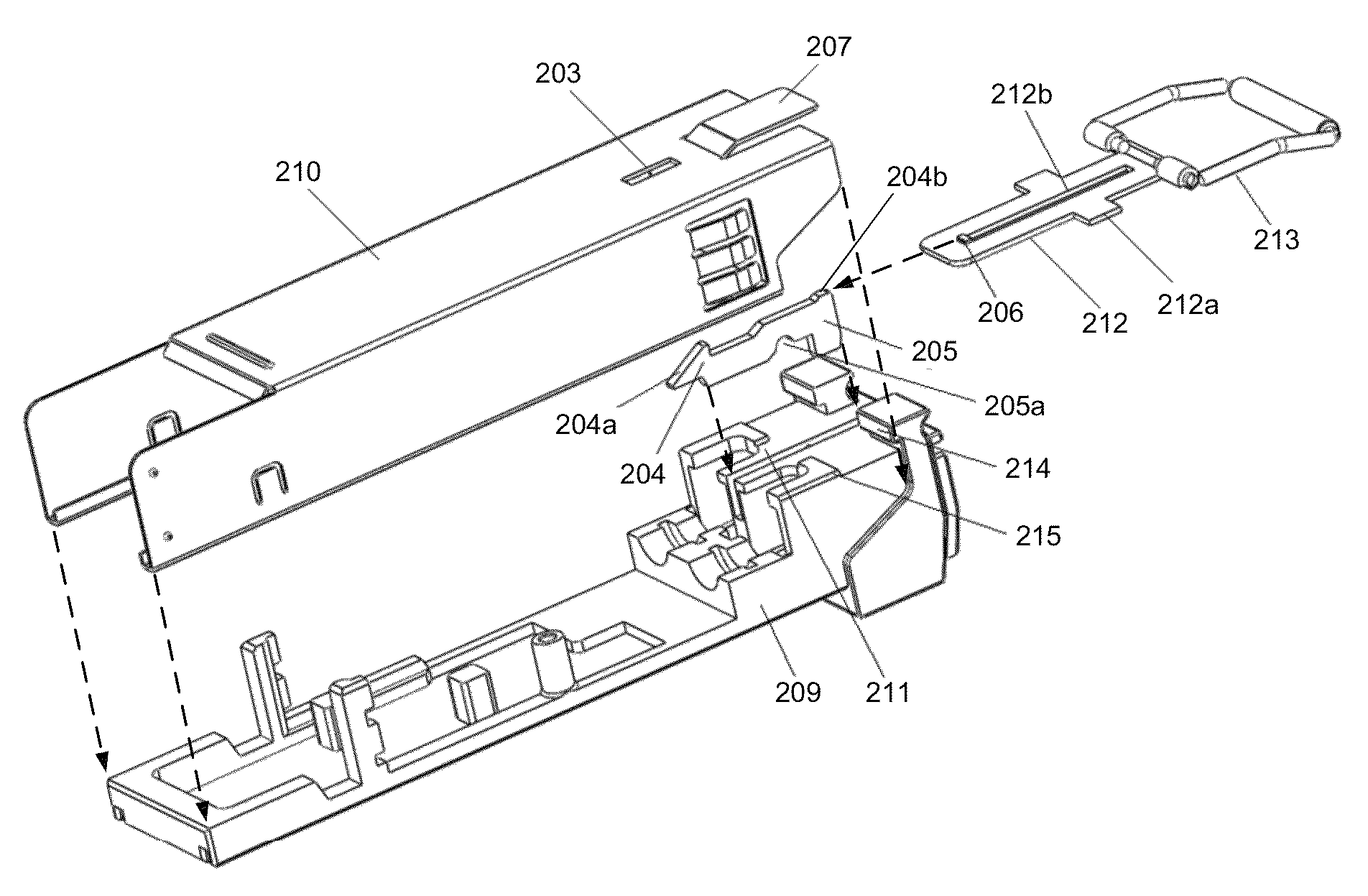 Latchable module housings and methods of making and using the same