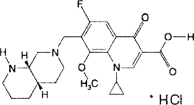 Moxifloxacin capsule and its preparation method