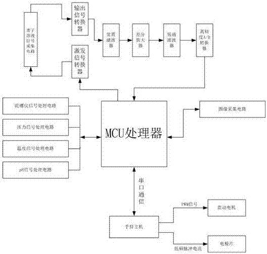 Female pelvic floor function detection and treatment probe