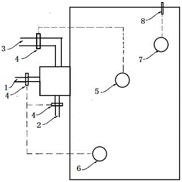 Control device used for coal dry distillation process and control method thereof