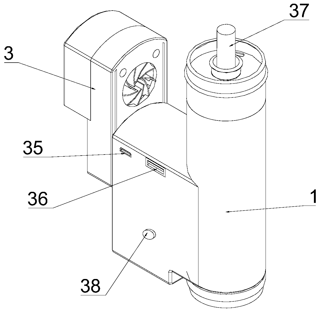 Strong adsorption type cigarette lighter