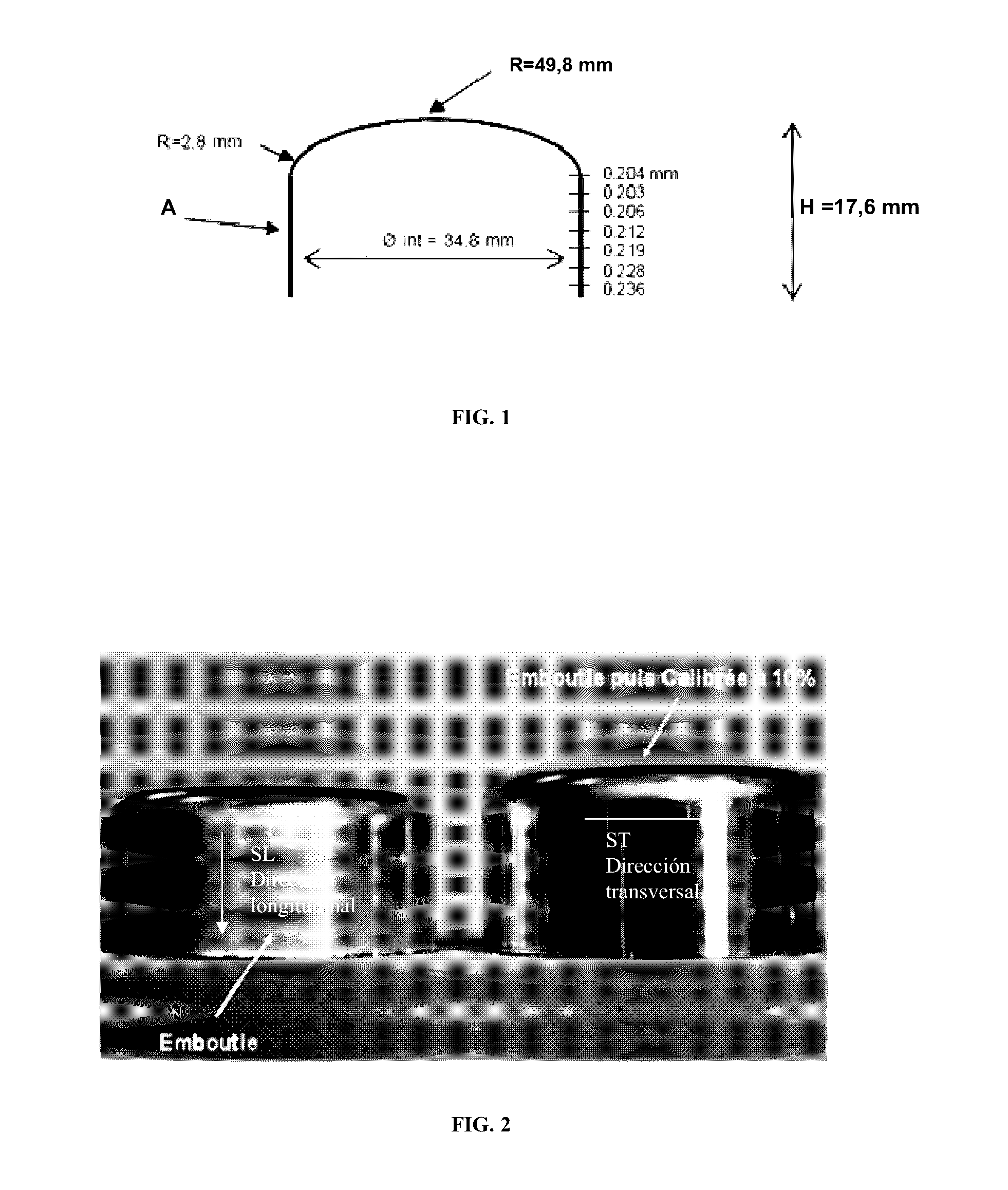 Method for manufacturing brilliant metal sealing caps