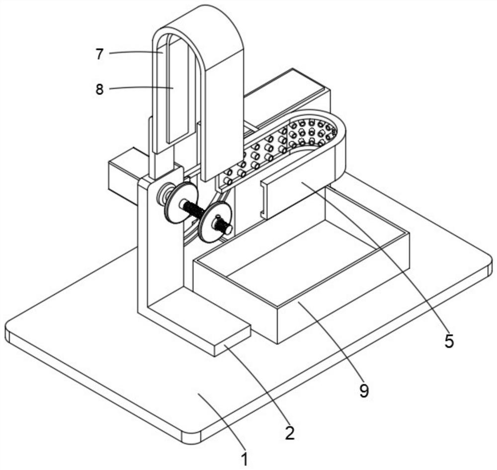 Cleaning equipment used before automobile tire recovery treatment