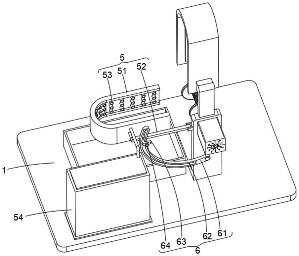 Cleaning equipment used before automobile tire recovery treatment