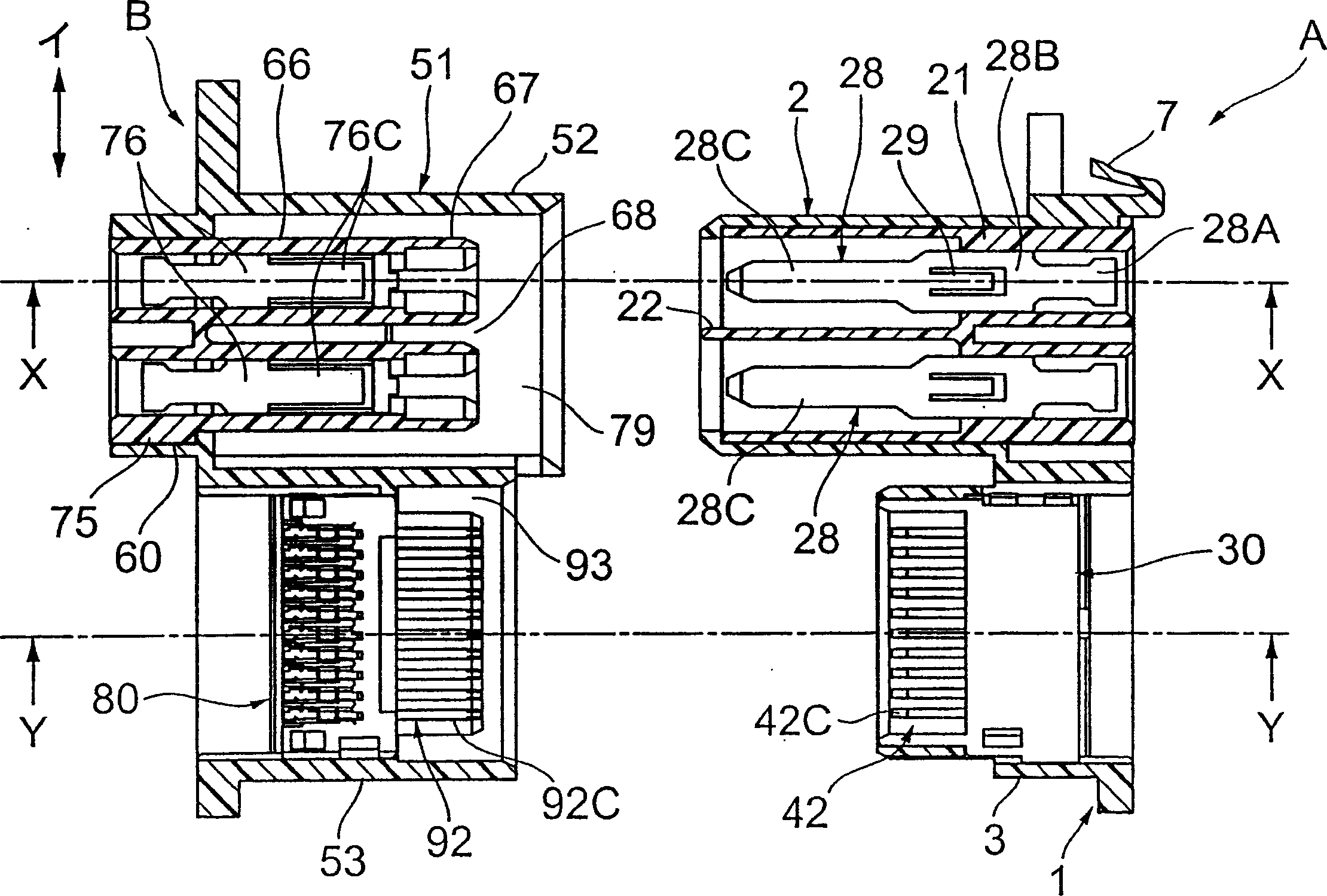 Multi-pole connector