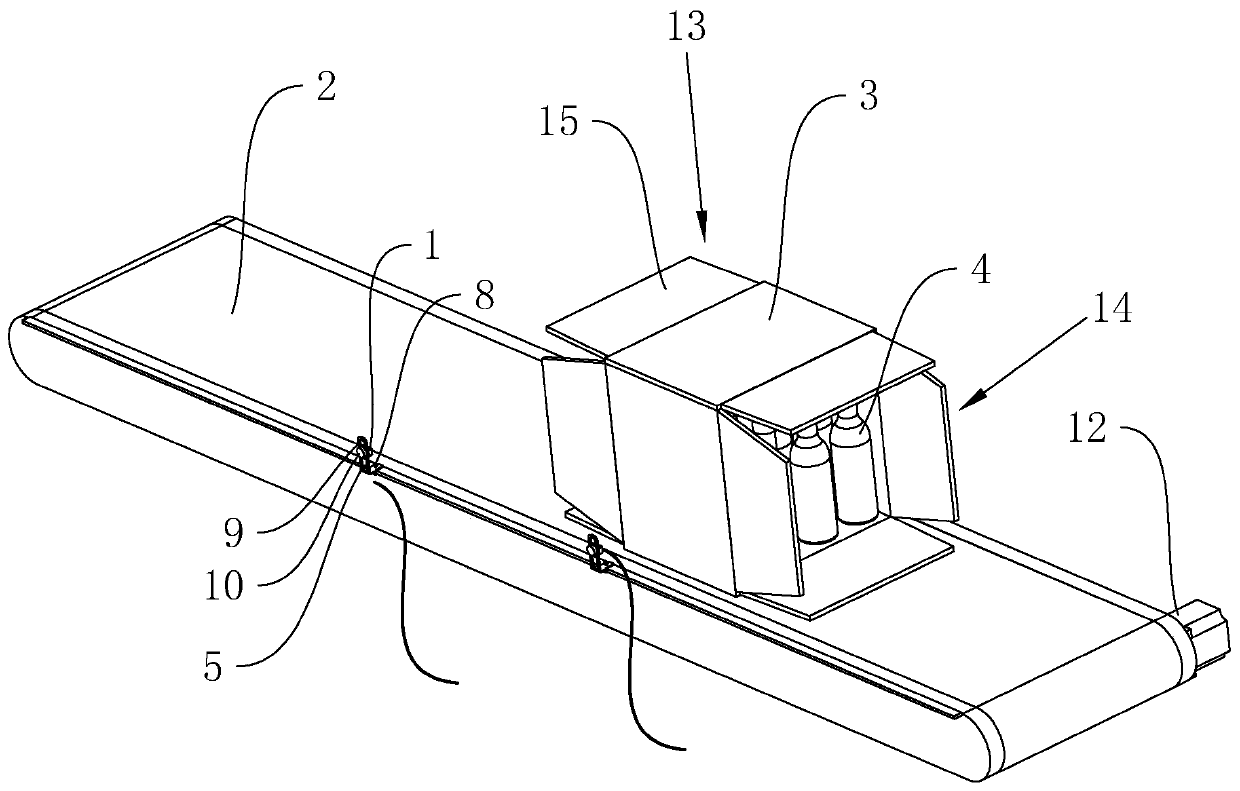 Boxing and bottle falling protection system