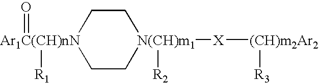 Aralkyl formyl-alkyl piperazine derivatives and their uses as a cerebral nerve protective agent