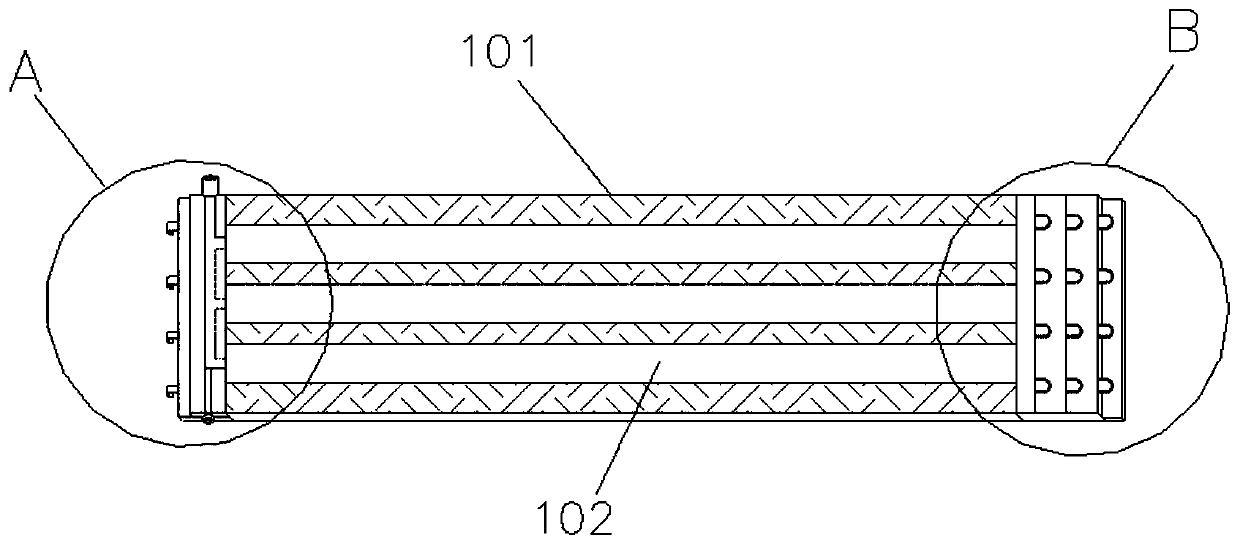 Blocking device for lower limb deep venous thrombosis