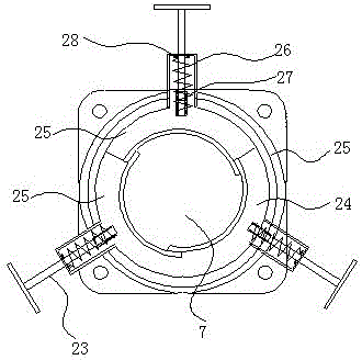 Extrusion device for plastic bottles