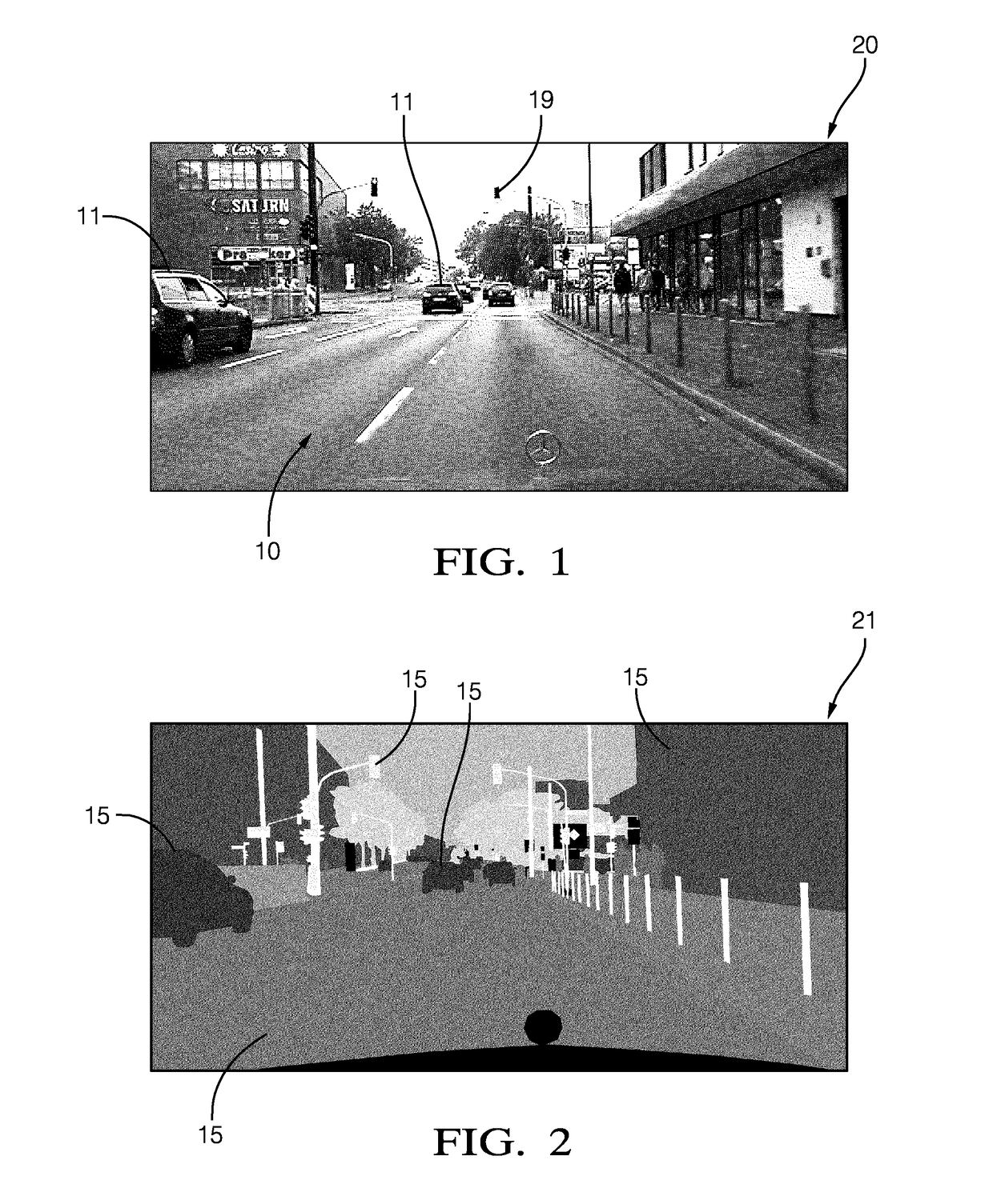 Method for the semantic segmentation of an image