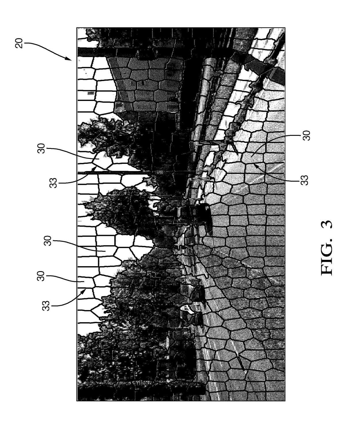 Method for the semantic segmentation of an image