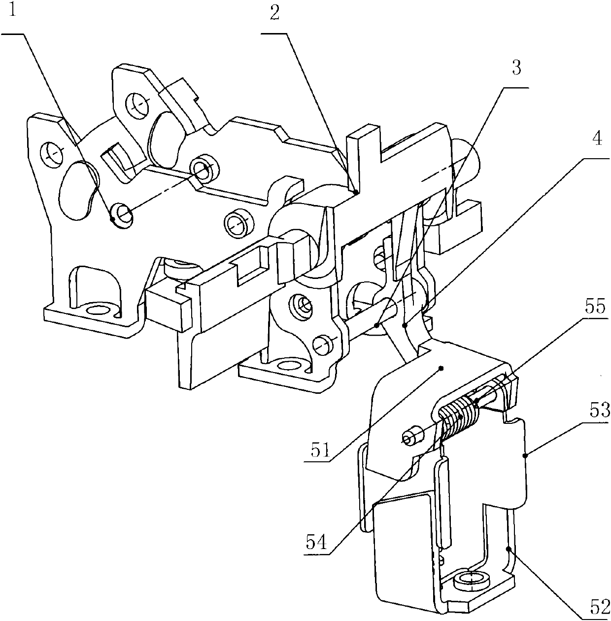 Back-up protection tripping device of electronic type molded case circuit breaker