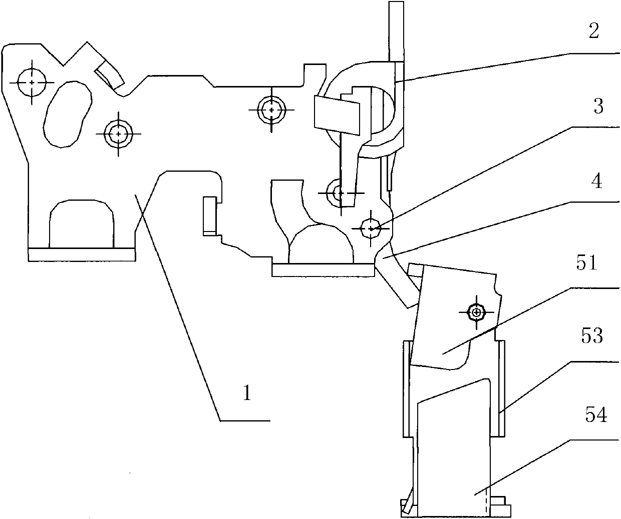 Back-up protection tripping device of electronic type molded case circuit breaker