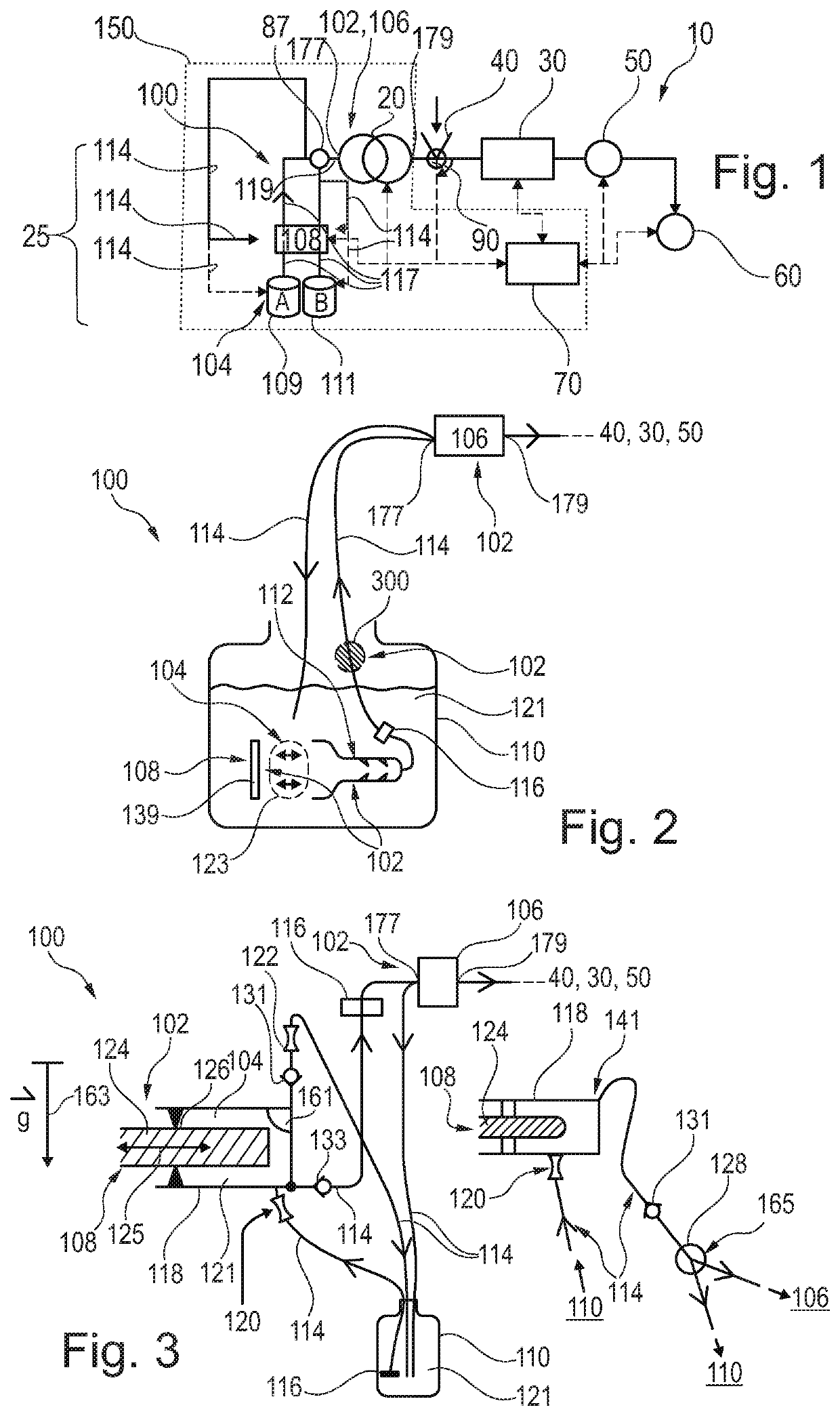 Combined Degassing and Circulation of Liquid