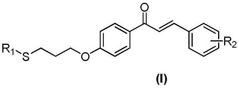 Sulfur-containing heterocyclic chalcone derivatives, preparation method ...