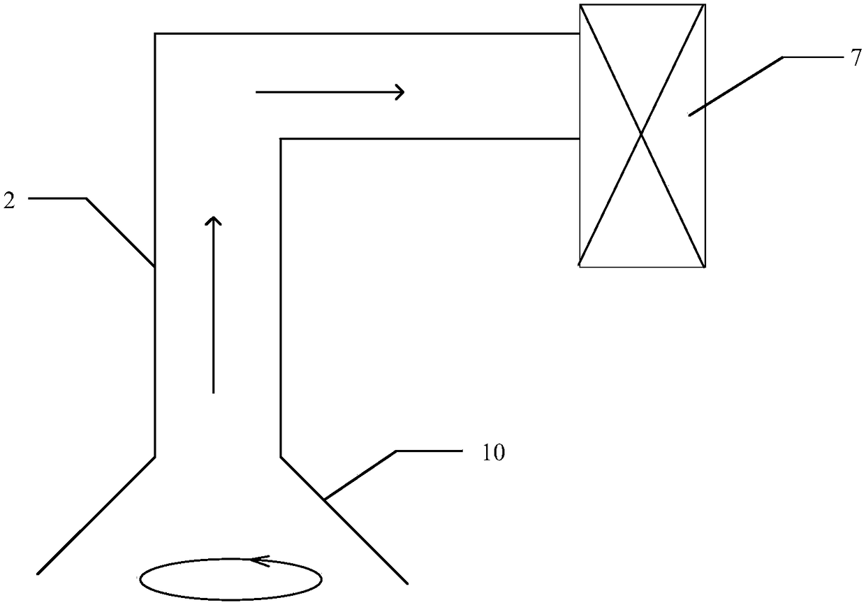 Follow-up recycling device for wood chips