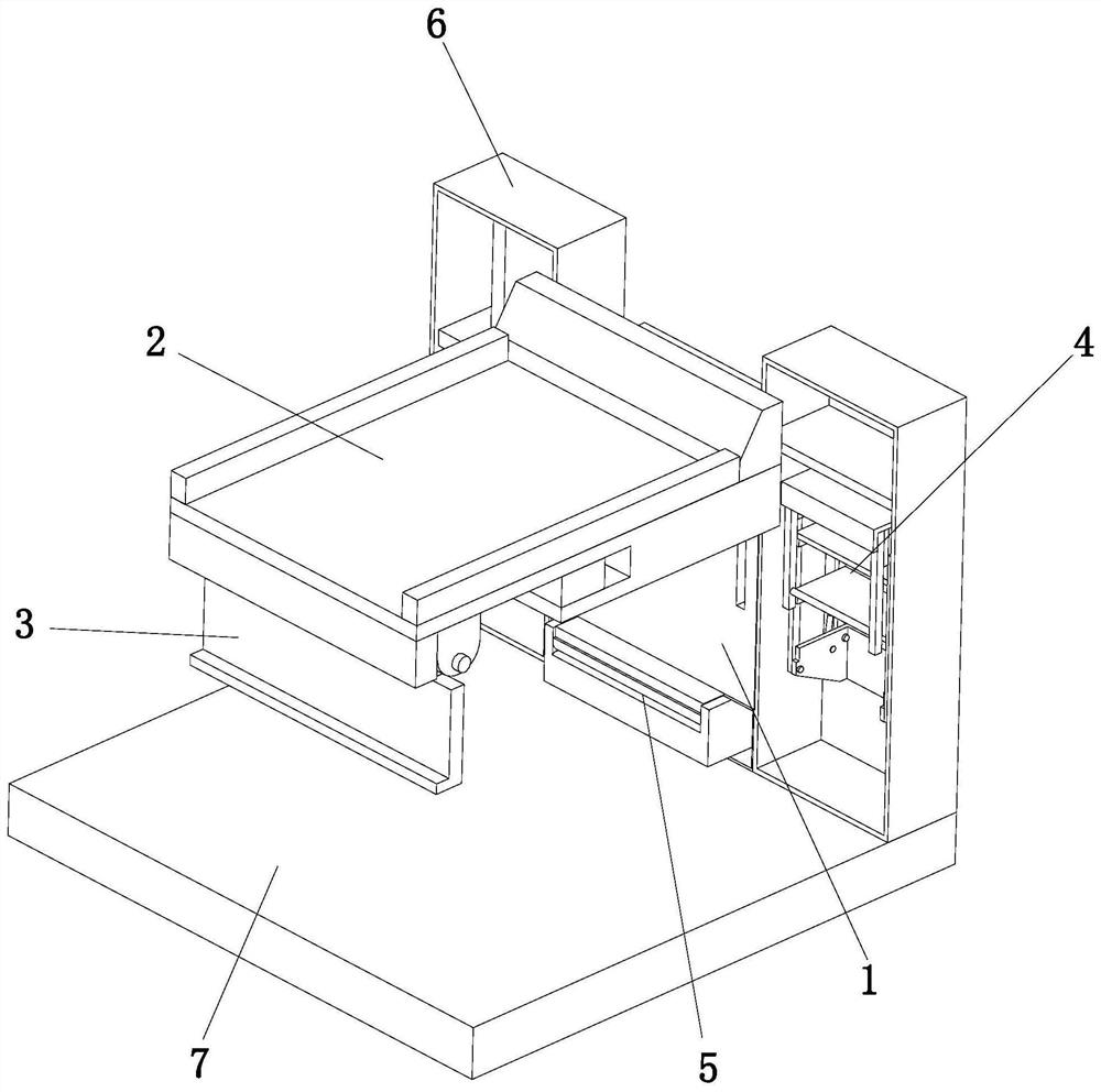 Liftable household bed with office function