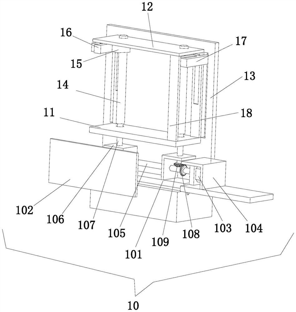 Liftable household bed with office function