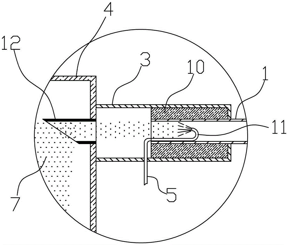 Molybdenum oxide nanoparticle production device and production method