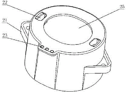 Magnetic shielding structural part of magnetic modulation voltage transducer