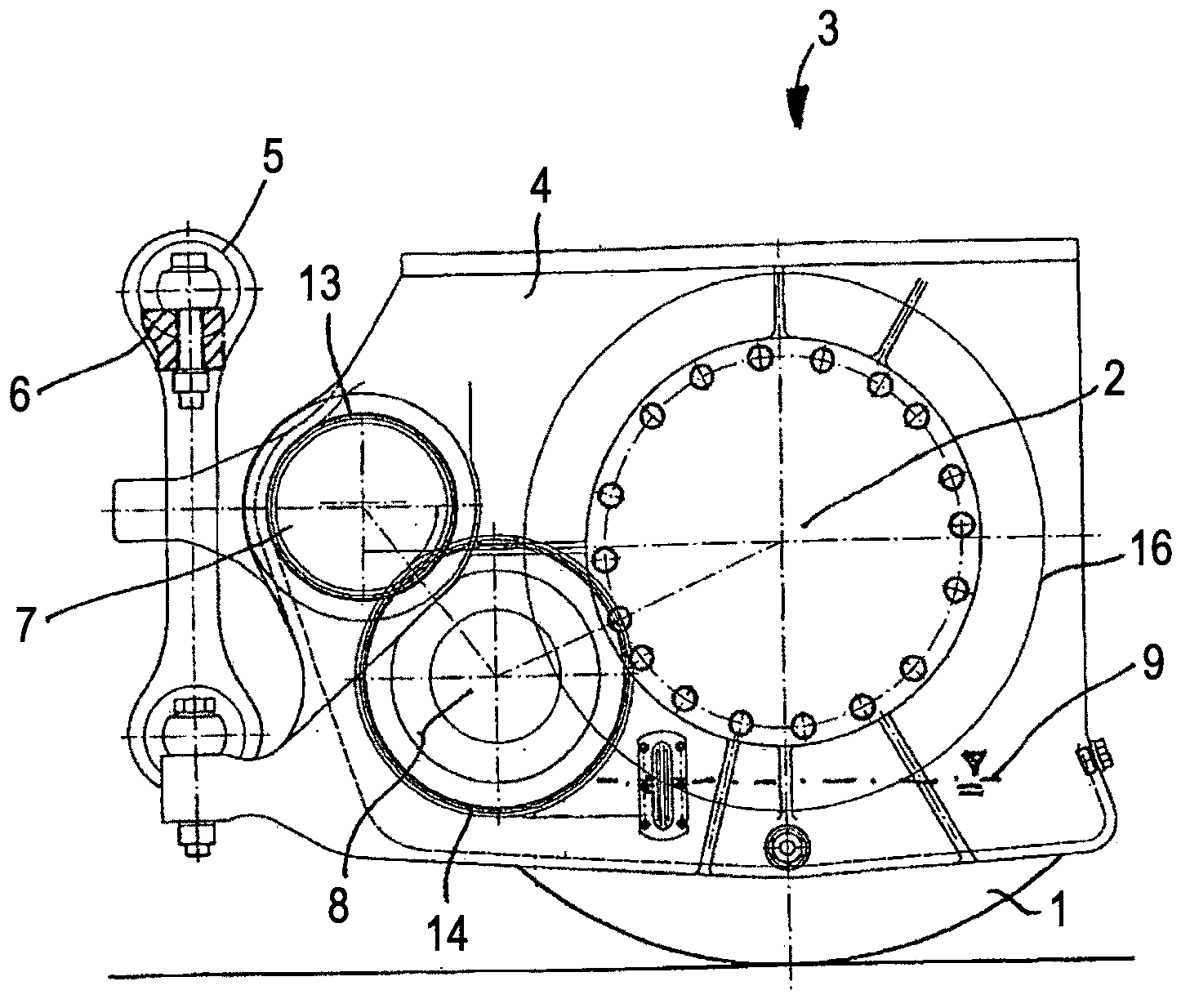 Gearbox for a rail vehicle drive train